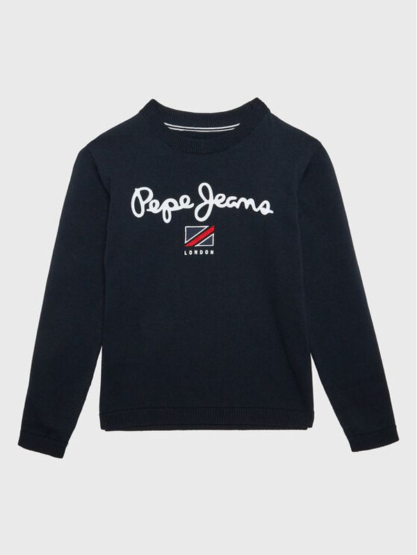 Pepe Jeans Pepe Jeans Пуловер Larson PB701141 Тъмносин Regular Fit