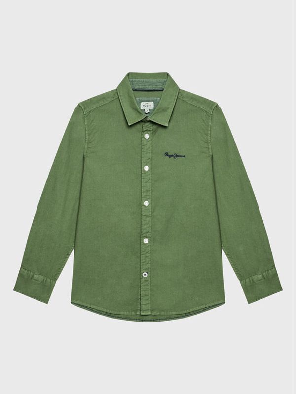 Pepe Jeans Pepe Jeans Риза Keaton PB302304 Зелен Regular Fit