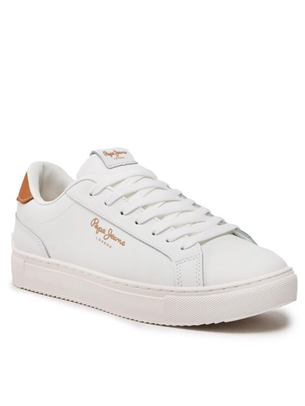 Pepe Jeans Pepe Jeans Сникърси Adams Basic PLS31472 Бял