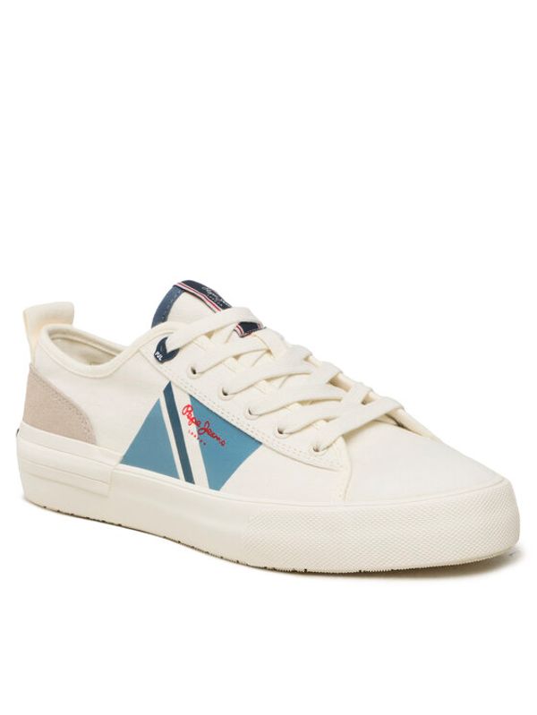 Pepe Jeans Pepe Jeans Сникърси Allen Flag Color PMS30903 Бял