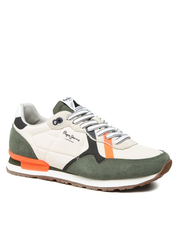 Pepe Jeans Pepe Jeans Сникърси Brit Man Print PMS30923 Каки