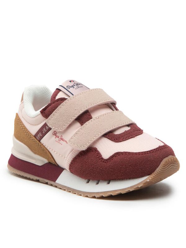 Pepe Jeans Pepe Jeans Сникърси London One On Gk PGS30557 Розов