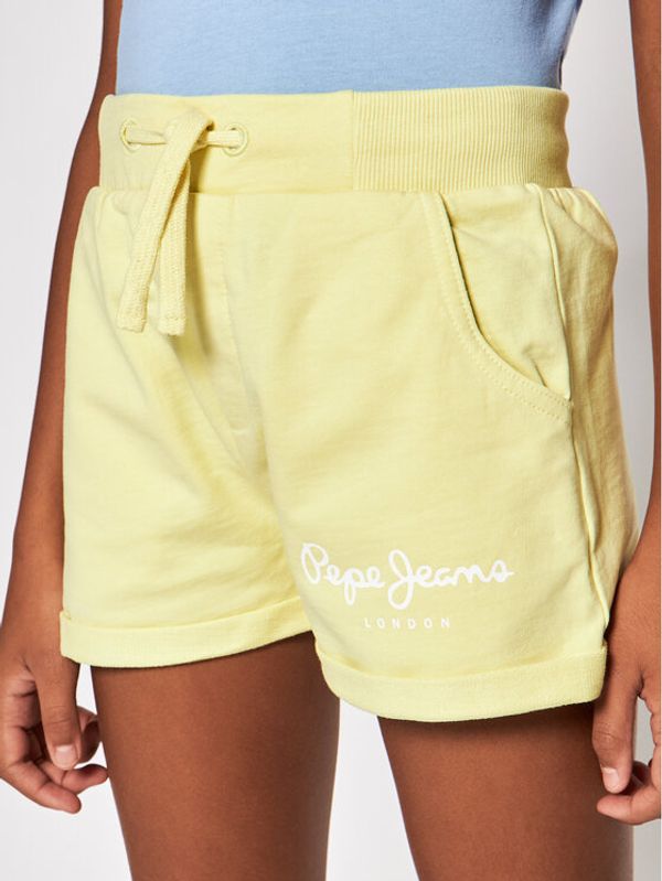 Pepe Jeans Pepe Jeans Спортни шорти Rosemary PG800731 Жълт Regular Fit