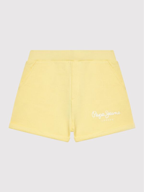 Pepe Jeans Pepe Jeans Спортни шорти Rosemery PG800775 Жълт Regular Fit