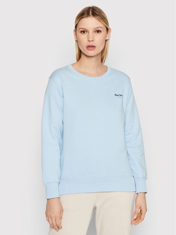 Pepe Jeans Pepe Jeans Суитшърт Calista PL581189 Син Regular Fit