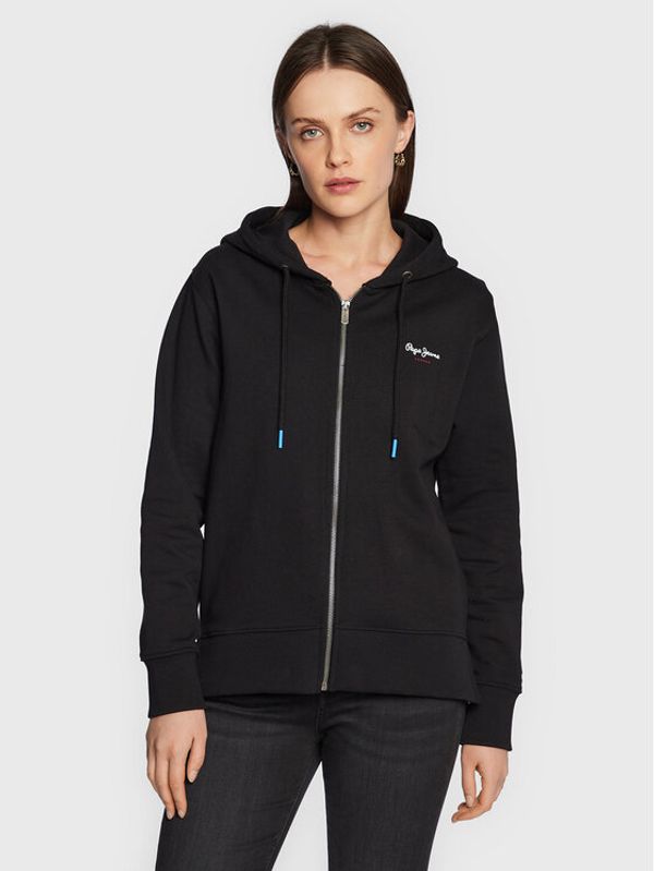 Pepe Jeans Pepe Jeans Суитшърт Calista PL581191 Черен Regular Fit