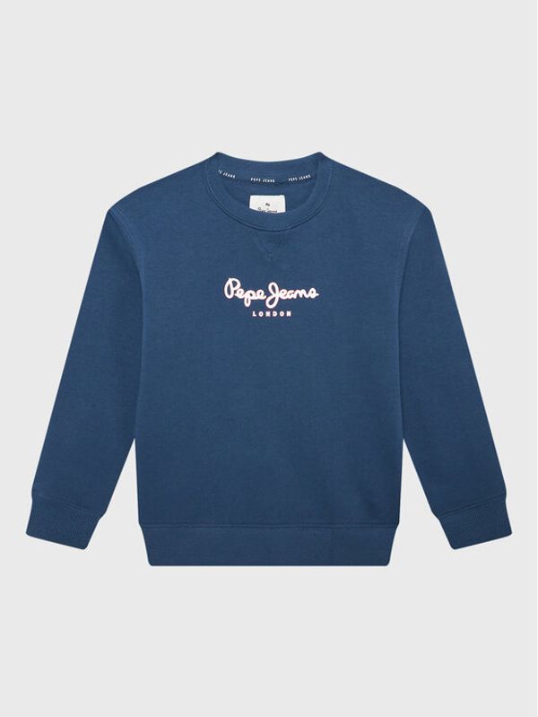 Pepe Jeans Pepe Jeans Суитшърт Eddie Crew PB581444 Син Regular Fit