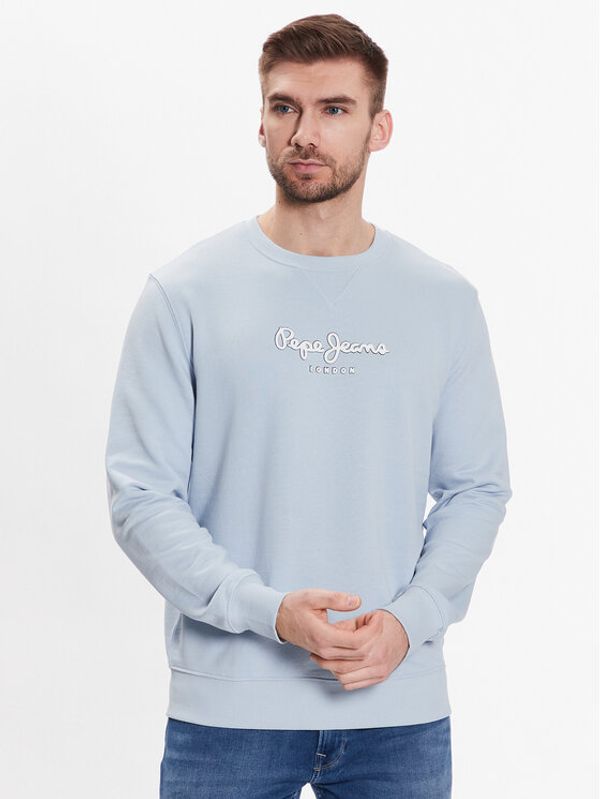 Pepe Jeans Pepe Jeans Суитшърт Edward Crew PM582380 Син Regular Fit
