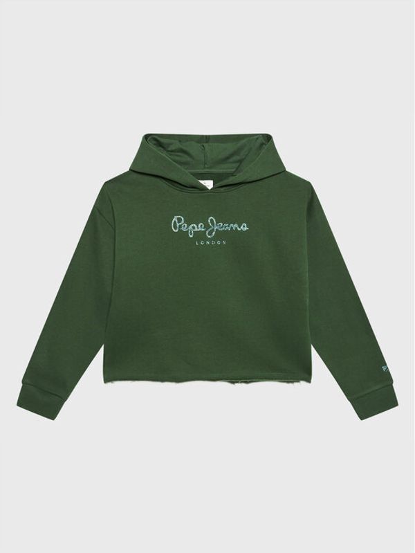 Pepe Jeans Pepe Jeans Суитшърт Elicia PG581251 Зелен Regular Fit