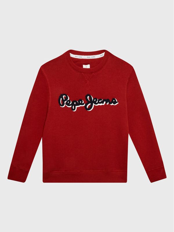 Pepe Jeans Pepe Jeans Суитшърт Lamonty PB581422 Червен Regular Fit