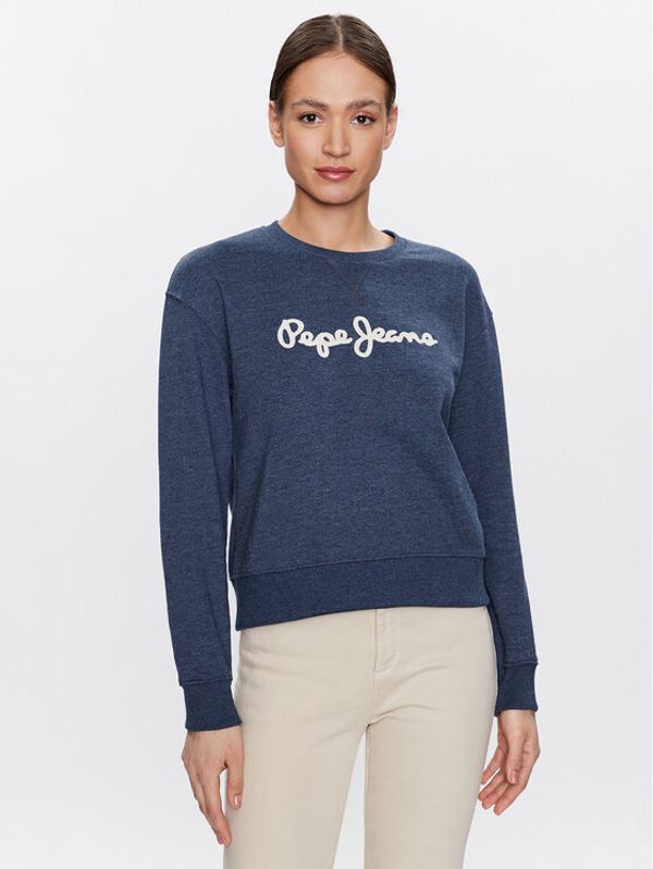 Pepe Jeans Pepe Jeans Суитшърт Nanettes PL581347 Тъмносин Regular Fit