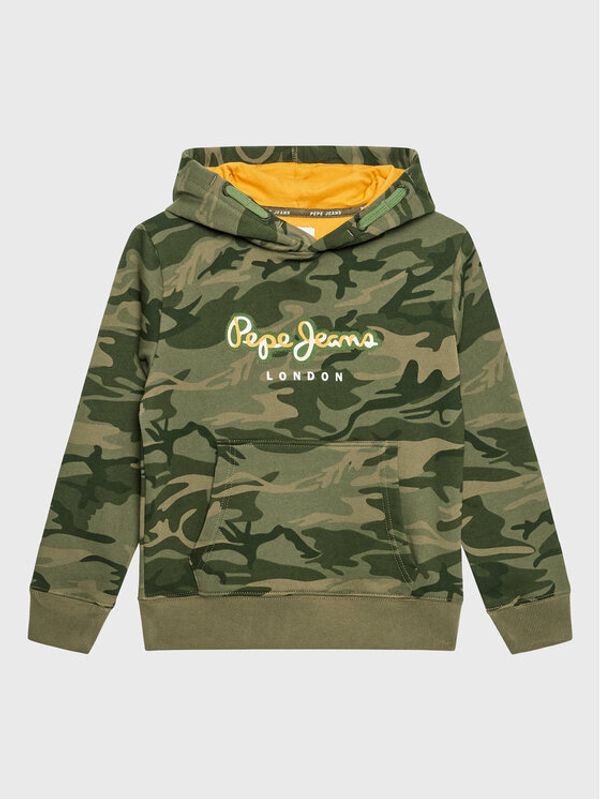 Pepe Jeans Pepe Jeans Суитшърт Oran PB581431 Зелен Regular Fit