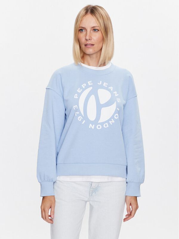 Pepe Jeans Pepe Jeans Суитшърт Wyllile PL581314 Син Regular Fit