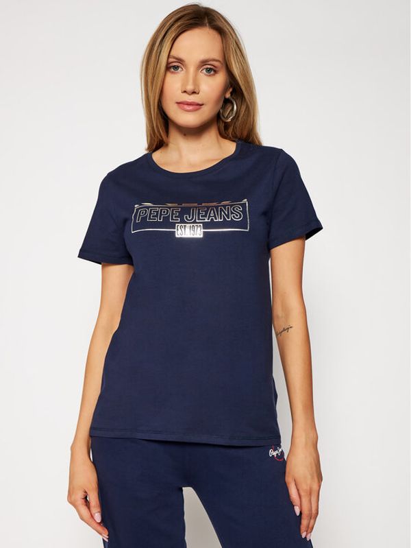 Pepe Jeans Pepe Jeans Тишърт Betty PL504815 Тъмносин Regular Fit