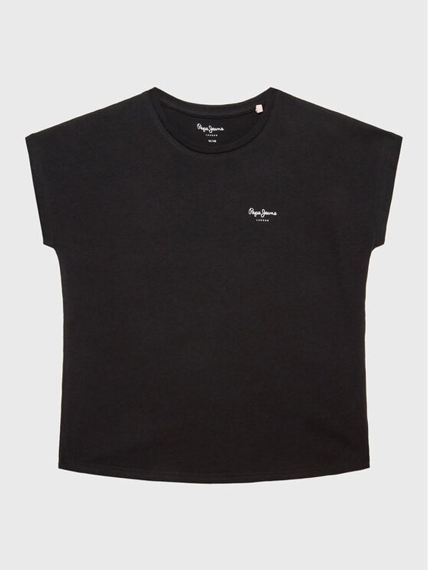 Pepe Jeans Pepe Jeans Тишърт Bloomy PG502930 Черен Regular Fit