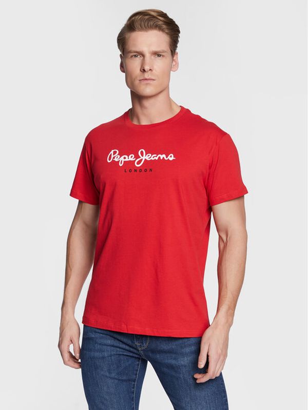 Pepe Jeans Pepe Jeans Тишърт Eggo PM508208 Червен Regular Fit