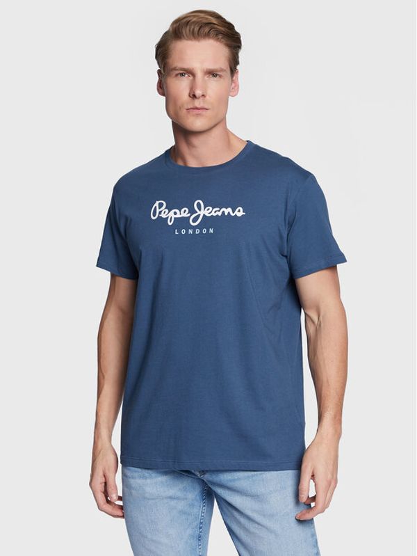 Pepe Jeans Pepe Jeans Тишърт Eggo PM508208 Тъмносин Regular Fit