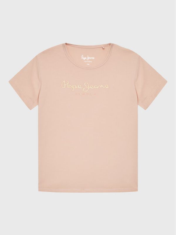 Pepe Jeans Pepe Jeans Тишърт Hana PG502924 Розов Regular Fit