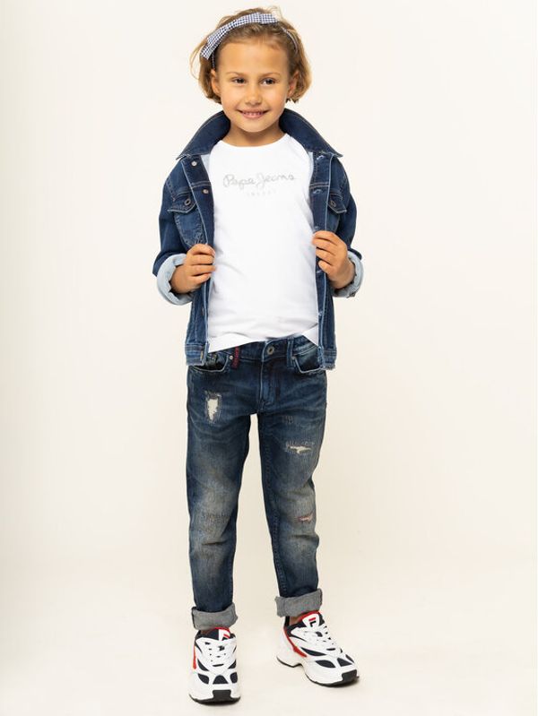 Pepe Jeans Pepe Jeans Тишърт PG501567 Бял Regular Fit