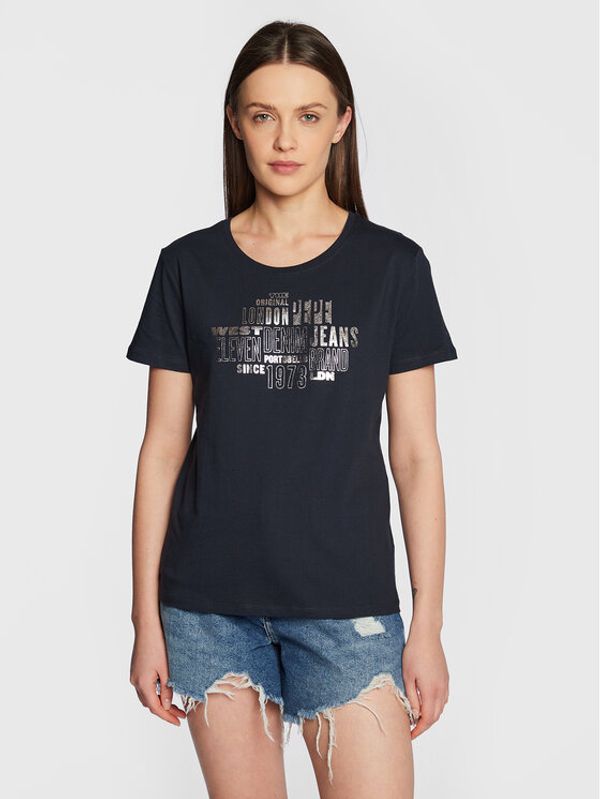 Pepe Jeans Pepe Jeans Тишърт Piper PL505228 Тъмносин Regular Fit