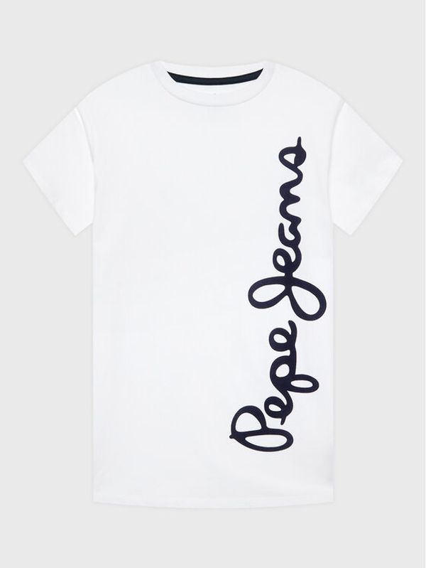 Pepe Jeans Pepe Jeans Тишърт Waldo S/S PB503533 Бял Regular Fit