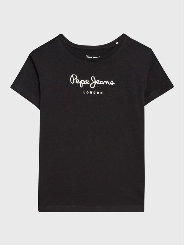 Pepe Jeans Pepe Jeans Тишърт Wenda PG502960 Черен Regular Fit