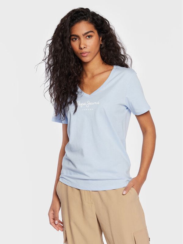 Pepe Jeans Pepe Jeans Тишърт Wendy PL505482 Син Regular Fit