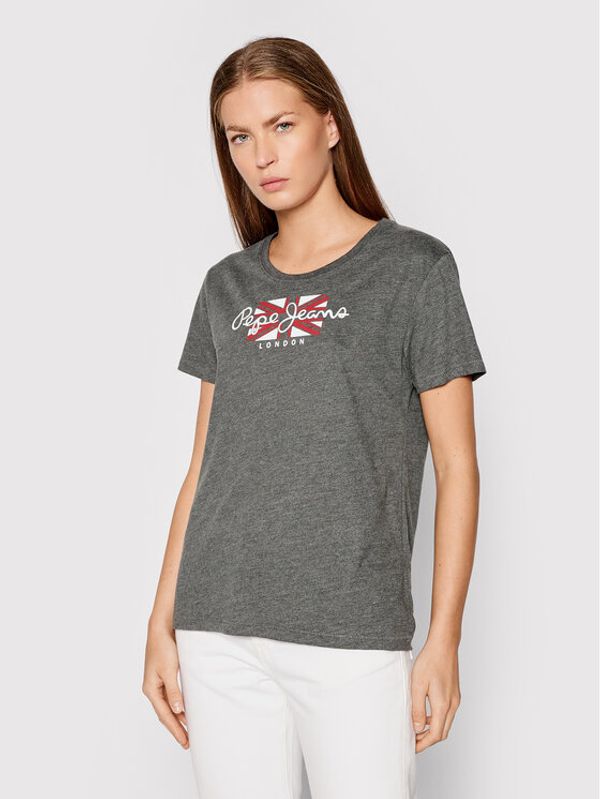 Pepe Jeans Pepe Jeans Тишърт Zaidas PL504965 Сив Regular Fit