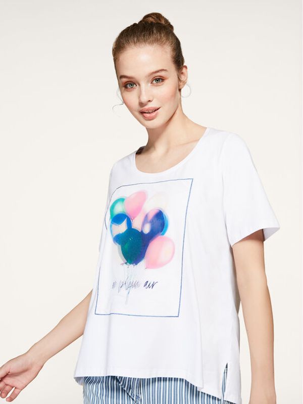 Persona by Marina Rinaldi Persona by Marina Rinaldi Тишърт Valdo 1971140 Бял Regular Fit