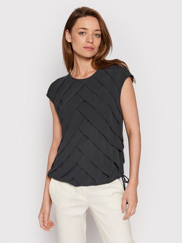 Peserico Peserico Блуза E06022 Черен Regular Fit