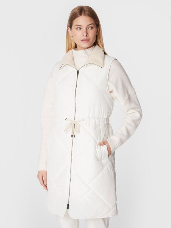 Peserico Peserico Елек S03306 Екрю Regular Fit