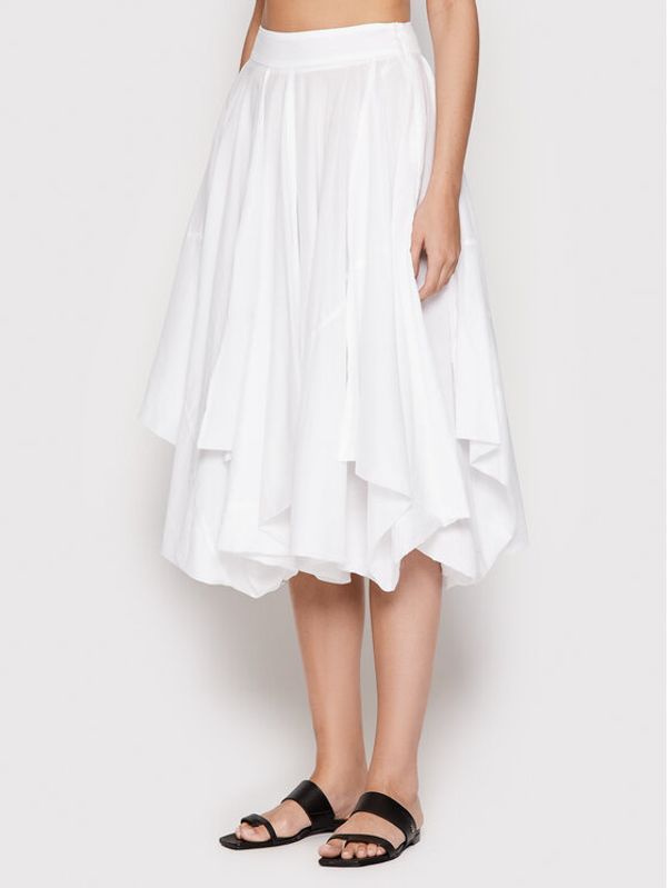 Peserico Peserico Миди пола P05428L1 Бял Regular Fit