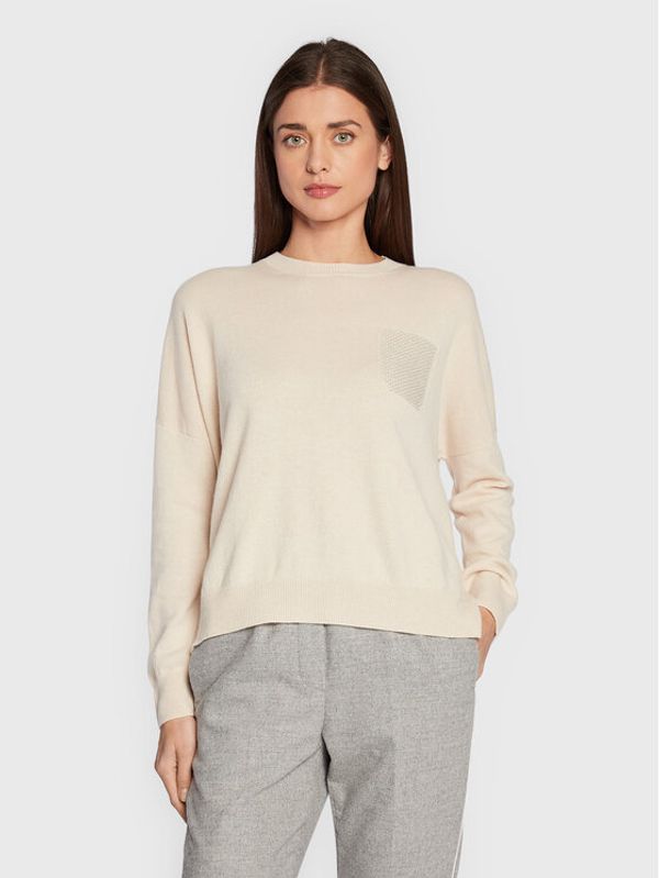 Peserico Peserico Пуловер S99286F12 Екрю Regular Fit