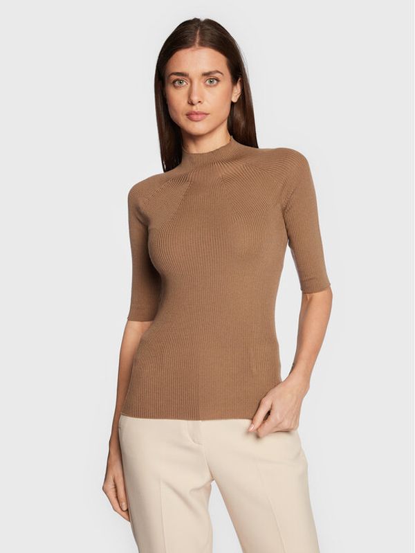 Peserico Peserico Пуловер S99681F18 Бежов Slim Fit