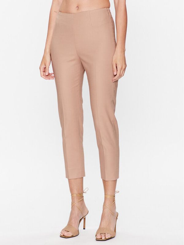 Peserico Peserico Текстилни панталони PH4863J0 Бежов Regular Fit