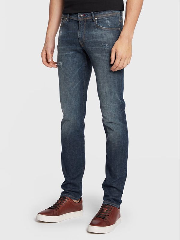 Petrol Industries Petrol Industries Дънки Seaham M-3020-DNM003 Тъмносин Slim Fit