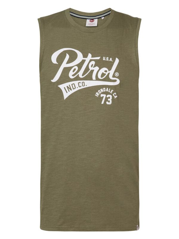 Petrol Industries Petrol Industries Мъжки топ M-1030-SLR750 Зелен Regular Fit