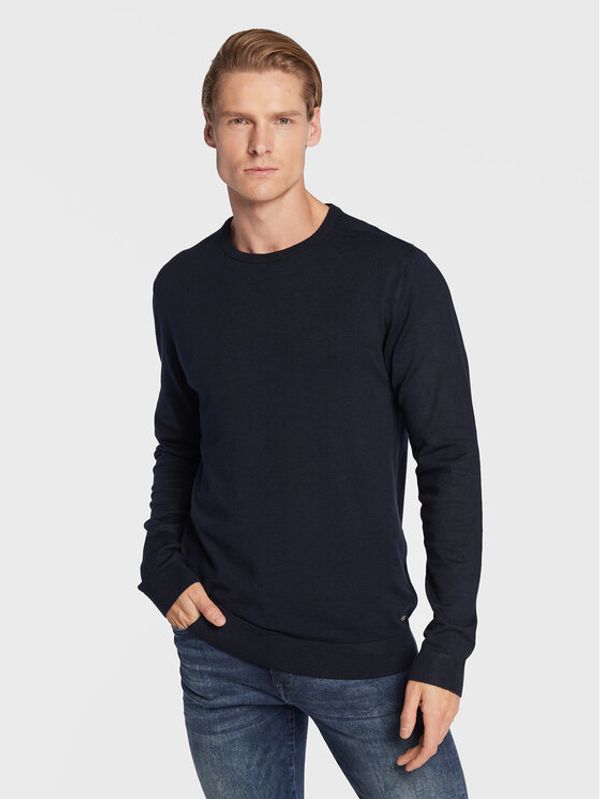 Petrol Industries Petrol Industries Пуловер Essential M-NOOS-KWR002 Тъмносин Regular Fit