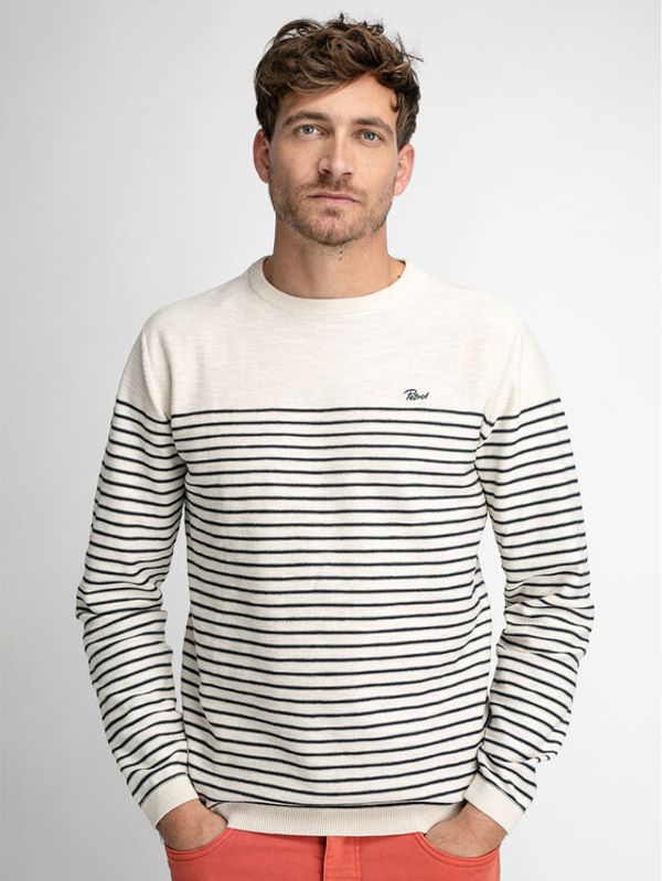 Petrol Industries Petrol Industries Пуловер M-1030-KWR201 Бял Regular Fit