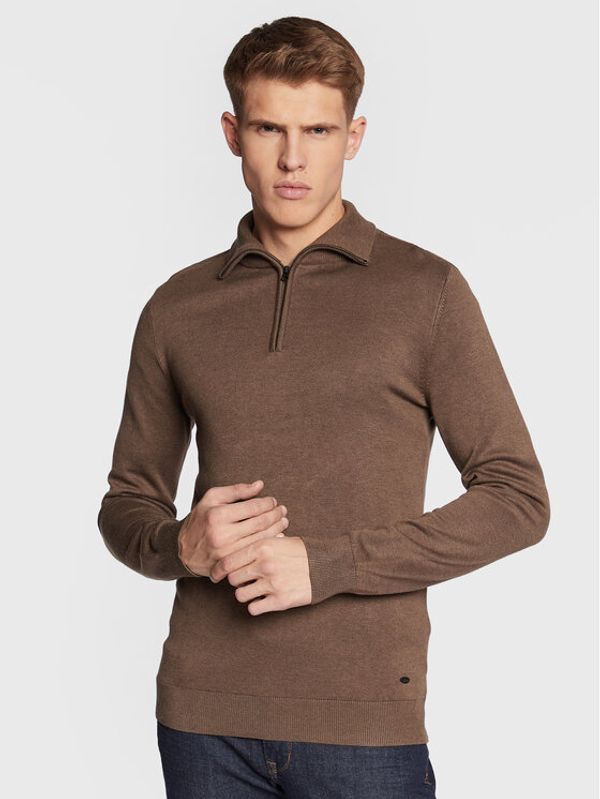 Petrol Industries Petrol Industries Пуловер M-3020-KWC207 Кафяв Regular Fit