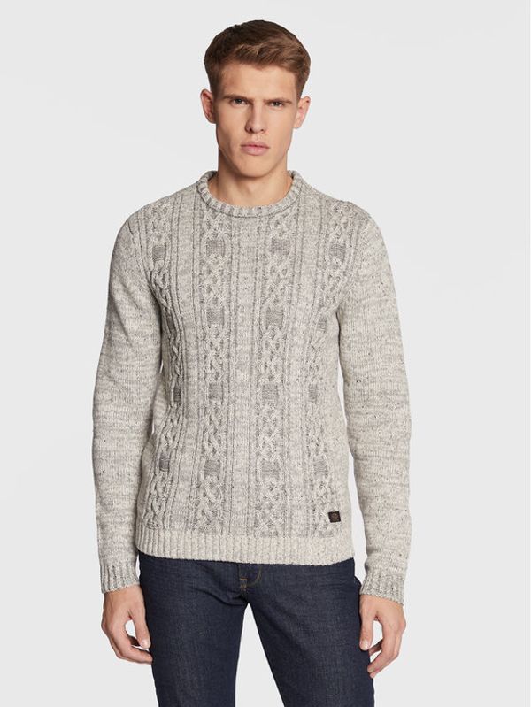 Petrol Industries Petrol Industries Пуловер M-3020-KWR251 Сив Regular Fit