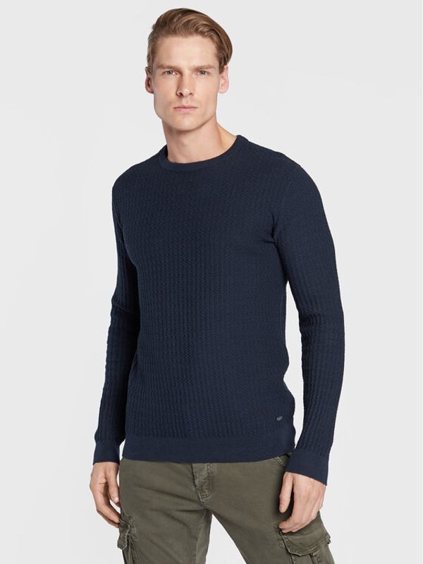 Petrol Industries Petrol Industries Пуловер M-3020-KWR252 Тъмносин Regular Fit