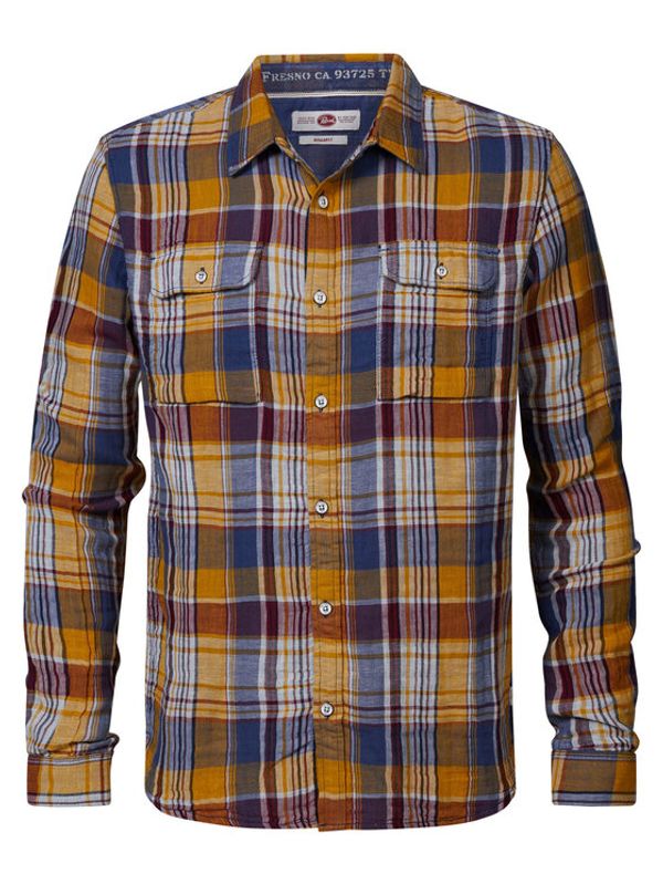 Petrol Industries Petrol Industries Риза M-1030-SIL405 Червен Regular Fit