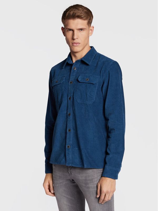 Petrol Industries Petrol Industries Риза M-3020-SIL432 Тъмносин Oversize