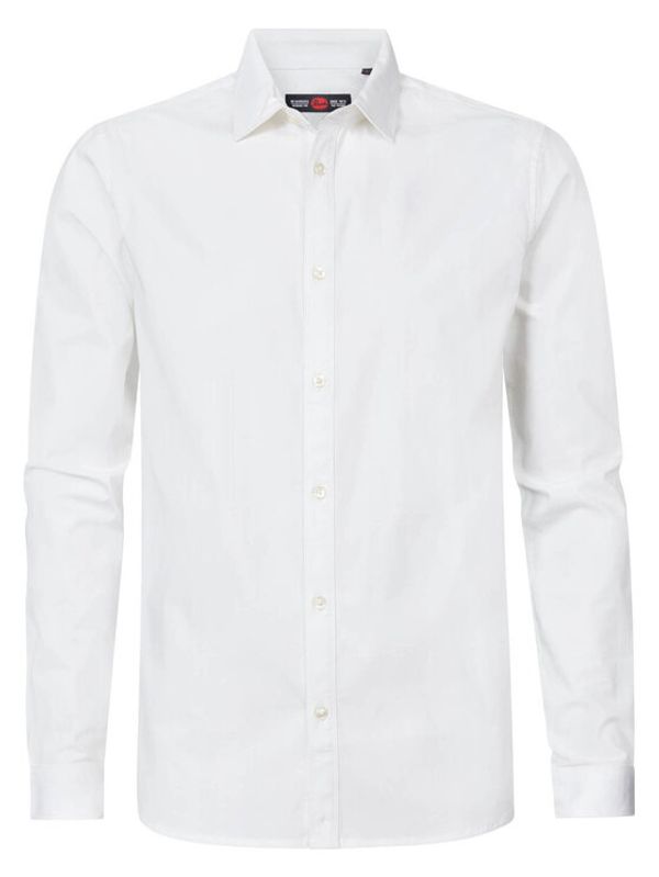 Petrol Industries Petrol Industries Риза M-NOOS-SIL002 Бял Slim Fit