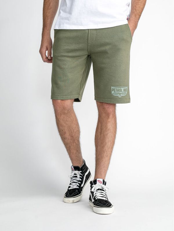 Petrol Industries Petrol Industries Спортни шорти M-1030-SHO506 Зелен Regular Fit
