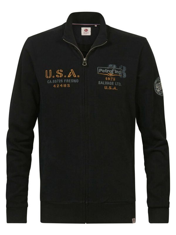 Petrol Industries Petrol Industries Суитшърт M-1030-SWC305 Черен Regular Fit