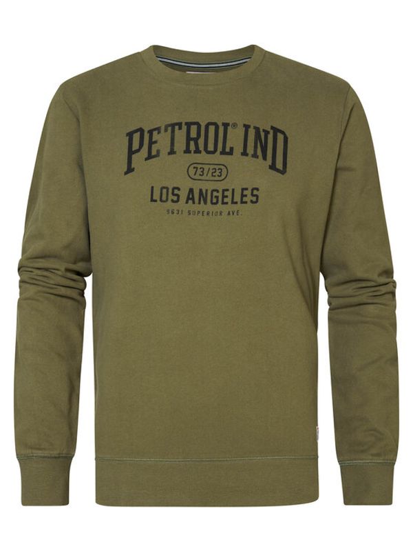 Petrol Industries Petrol Industries Суитшърт M-1030-SWR325 Зелен Regular Fit