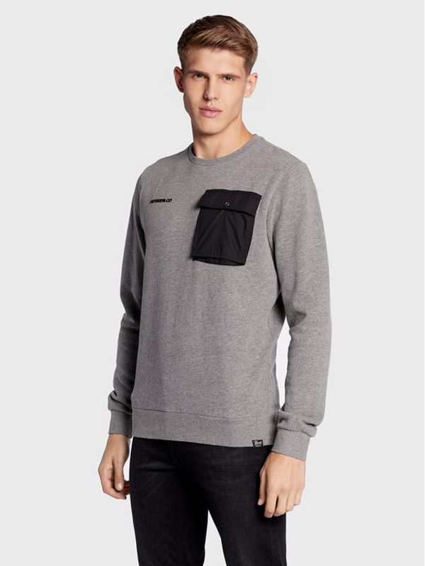 Petrol Industries Petrol Industries Суитшърт M-3020-SWR372 Сив Regular Fit