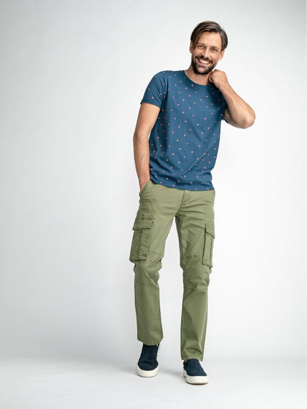 Petrol Industries Petrol Industries Текстилни панталони M-1030-TRO581 Зелен Regular Fit